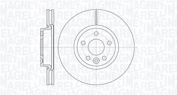 MAGNETI MARELLI stabdžių diskas 361302040118